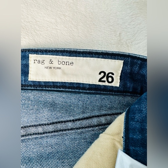 Rag & Bone Valencia Release Nina High Rise Ankle Skinny Jeans Size 26 - Picture 7 of 14